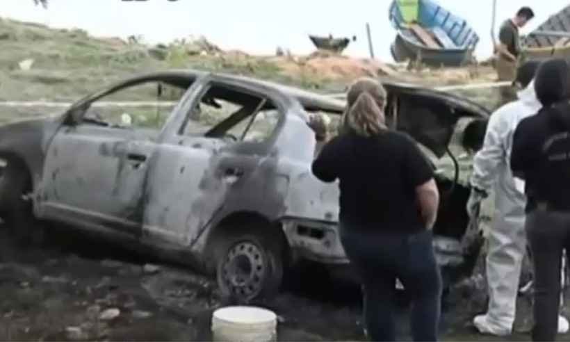 Corpo de estudante mineiro é encontrado carbonizado em seu carro no Paraguai - Reprodução/Telefuturo