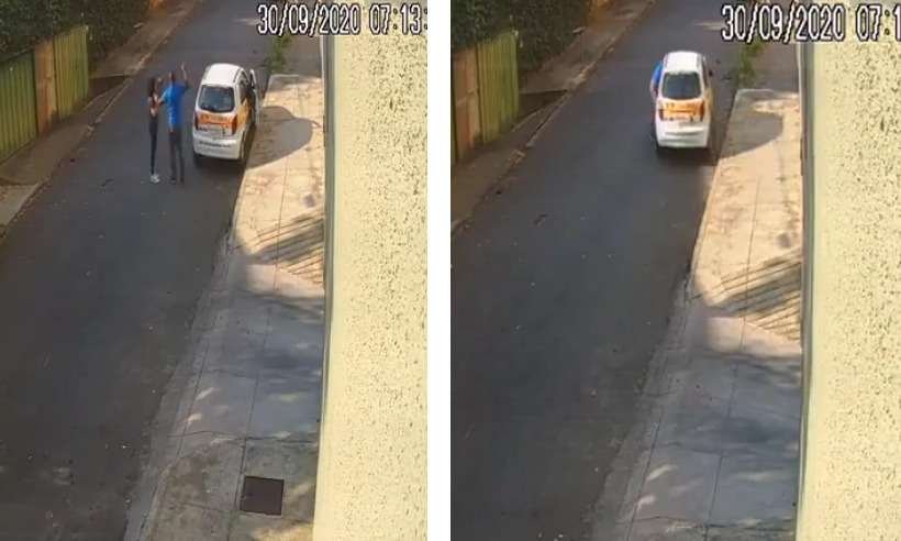 Polícia prende suspeito de roubar carro de autoescola e arrastar instrutor em Sabará - Reprodução/Redes Sociais