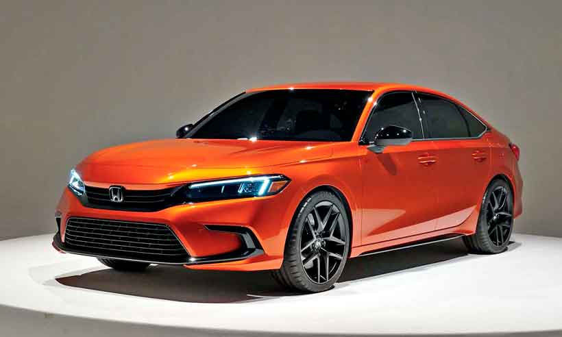 Protótipo revela como será a 11ª geração do Honda Civic, que chegará nos EUA em 2022 - honda/divulgação