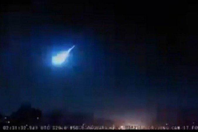 Meteoro explode na fronteira do Uruguai com Rio Grande do Sul; vídeo impressionante - Observatório Espacial Heller e Jung