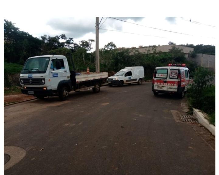 Suposta inalação de gás tóxico em galeria da Copasa mata 2 funcionários  - Resgate Voluntário Estrada Real/Divulgação
