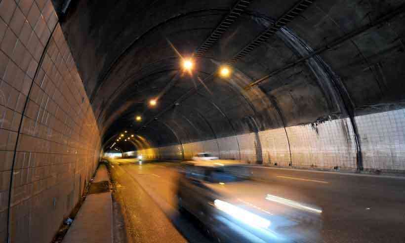 Primeira etapa da manutenção dos túneis da Lagoinha termina em dezembro - Leandro Couri/EM/D.A Press