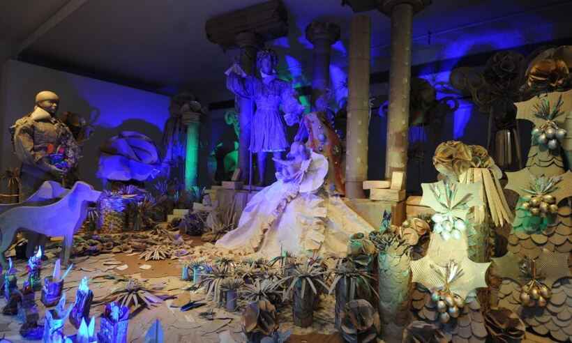 Casa Fiat de Cultura inaugura o tradicional presépio de Natal, em BH - Alexandre Guzanshe/EM/DA Press
