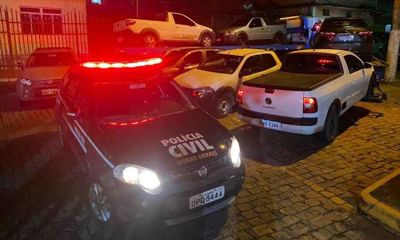 Polícia Civil prende quadrilha de clonagem de carros no interior de Minas