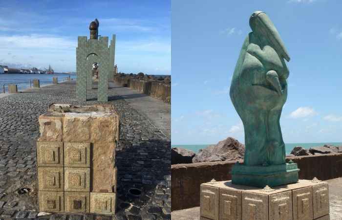 Recife: obras são roubadas do Parque de Esculturas de Francisco Brennand - Roderick Jordão/Cortesia e Reprodução da Internet