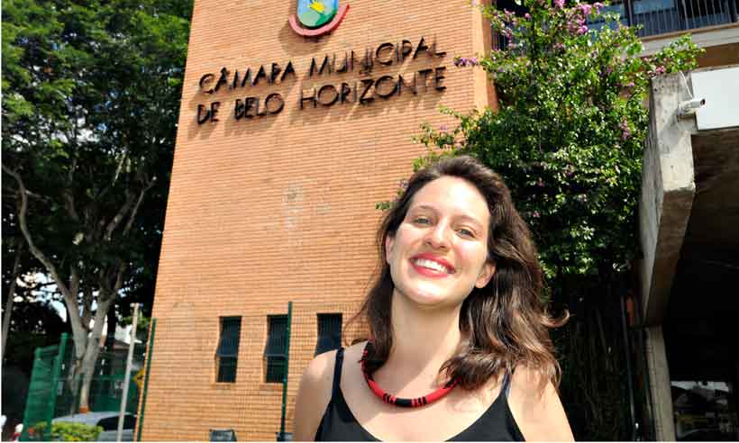 Eleita em BH, Bella Gonçalves (Psol)  quer ampliar reciclagem e preservação - Leandro Couri/EM/DA Press