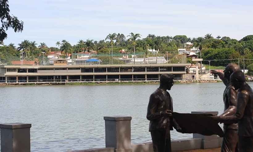 Prefeitura dá primeiro passo para demolição de anexo do Iate, na Pampulha - Leandro Couri/EM/DA press