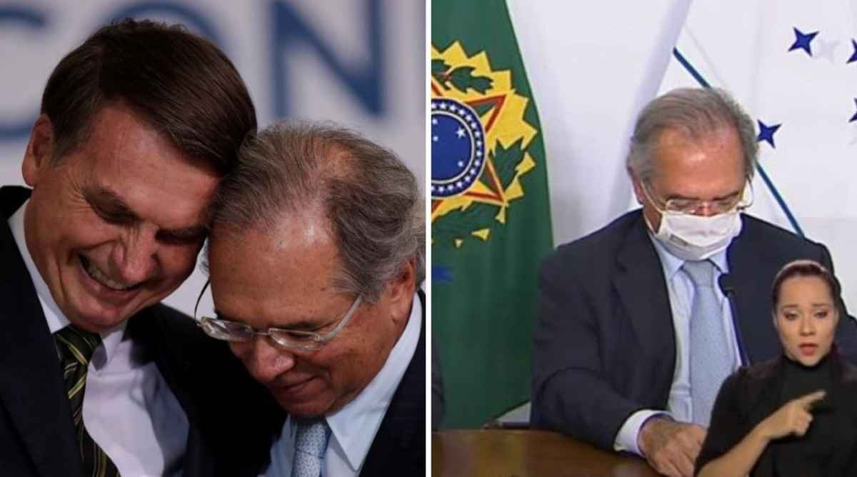 Guedes cochila enquanto Bolsonaro discursa em reunião do Mercosul - Agência Brasil/Reprodução