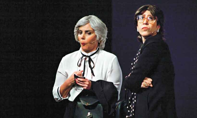 Heloísa Périssé e Maria Clara Gueiros encenam comédia Loloucas on-line - Marcos Jacob/DIVULGAÇÃO