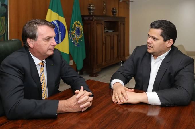 Presidente Bolsonaro pede voto para irmão de Alcolumbre em Macapá - Marcos Corrêa/PR