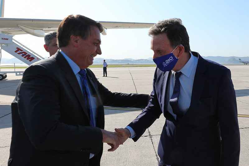 Crivella, Porchat e Oswaldo aumentam menções negativas a Bolsonaro na rede - Marcos Corrêa/PR