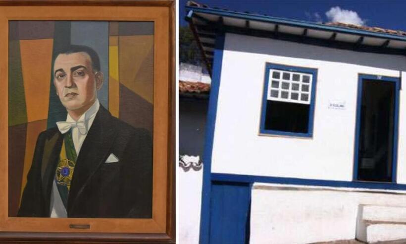 Quadro de R$ 1 milhão com retrato de JK é tombado em Diamantina - Casa JK/Reprodução