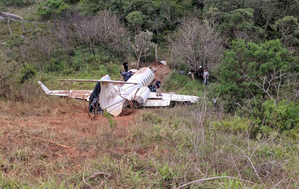 Cenipa inicia investigação sobre queda de avião em Diamantina - Paulo Ribeiro/Jornal de Diamantina