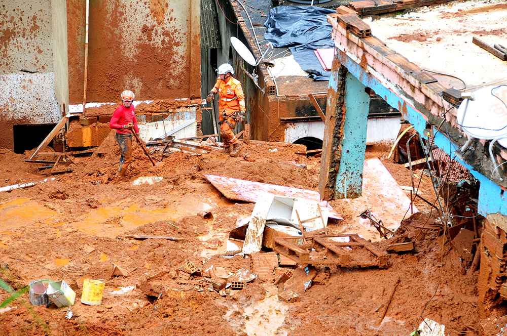 Chuva em BH: Defesa Civil alerta para risco geológico alto em cinco regiões - Ramon Lisboa/EM/D.A Press - 25/01/2020