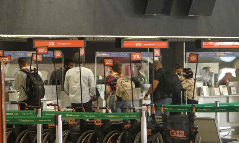 Procon MG alerta para aumento no prazo de remarcação das passagens aéreas  - Edésio Ferreira/EM/D.A press