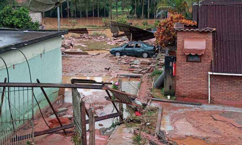 Barbacena: tempestade na madrugada inunda e praticamente destrói distrito - Foto: arquivo Corpo de Bombeiros