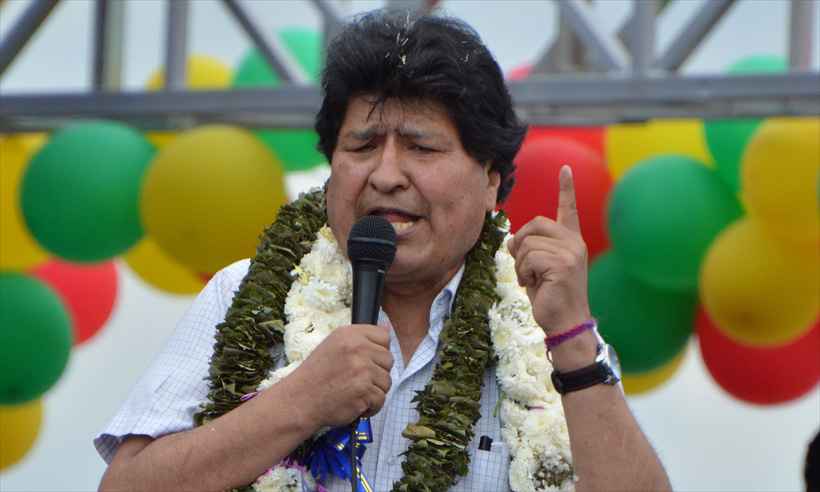 Ex-presidente Evo Morales testa positivo para COVID-19 - FERNANDO CARTAGENA / AFP

