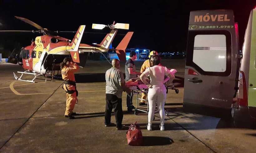 Fazendeiro tem mão reimplantada após decepá-la com uma serra elétrica - Divulgação/Corpo de Bombeiros