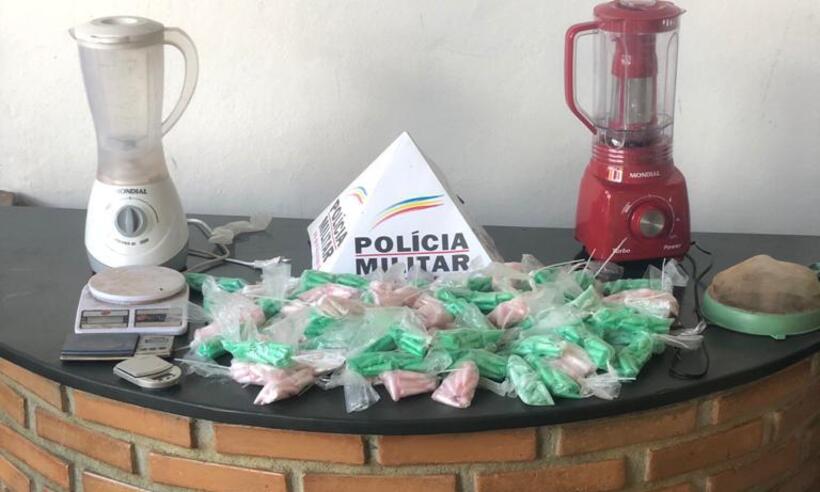 PM estoura laboratório de drogas no Jonas Veiga, em Belo Horizonte - Divulgação/Polícia Militar