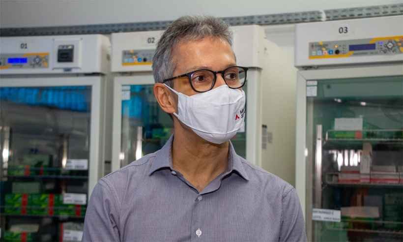 Zema libera aeronave para ajudar na logística de vacinação em Minas - Fabio Marchetto/Imprensa MG