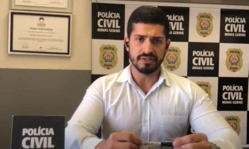 Preso autor de homicídio no início do ano, em Carmo do Cajuru - Polícia Civil/Youtube/ Reprodução