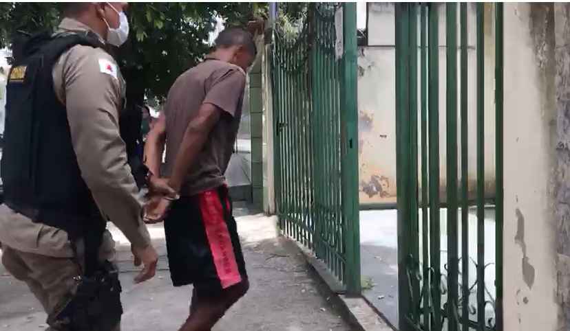 Polícia prende acusado de engravidar menina de 10 anos em Valadares  - Reprodução vídeo Roberto Higino Divulgação