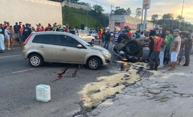Homem de 46 anos morre em acidente de carro na Via Expressa, em Contagem - Guarda Civil de Contagem/Divulgação