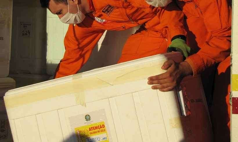 COVID-19: Governo de Minas define nesta tarde a distribuição de vacinas - Divulgação/Corpo de Bombeiros Militar de Minas Gerais