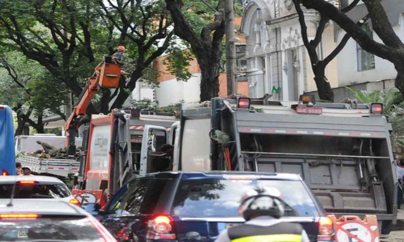 Prefeitura faz podas e cortes de árvores preventivos para período chuvoso  - Tulio Santos/EM/D.A Press