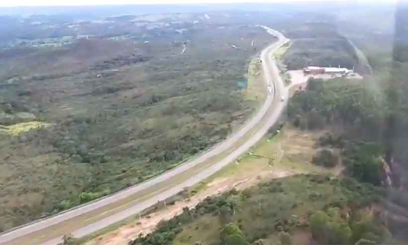 Greve dos caminhoneiros tem baixa adesão e rodovias seguem livres em Minas - PRF/Divulgação