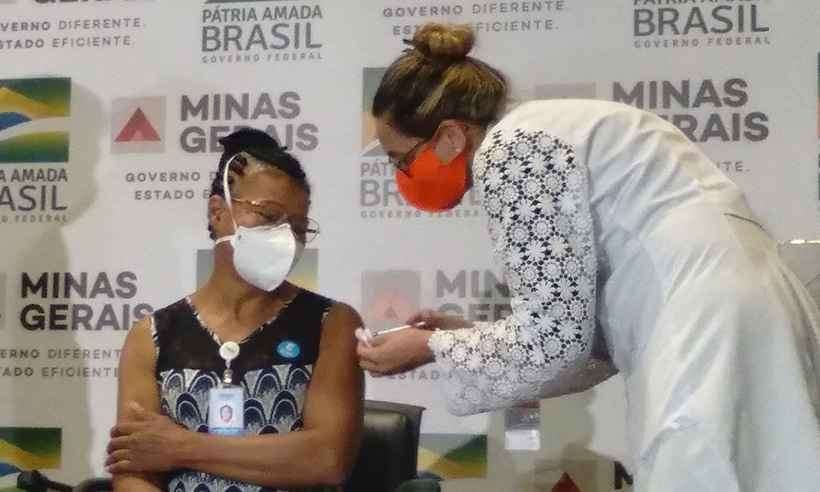 COVID-19 em MG: saiba quantas pessoas já foram vacinadas na sua cidade  - Marcos Vieira/EM/D. A Press - 18/01/2021