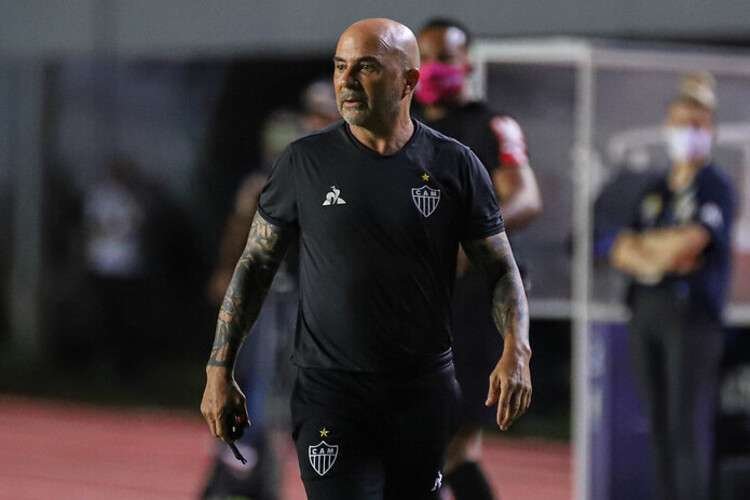 Atlético: Nem Sampaoli sabe o que quer! - Pedro Souza/Atlético