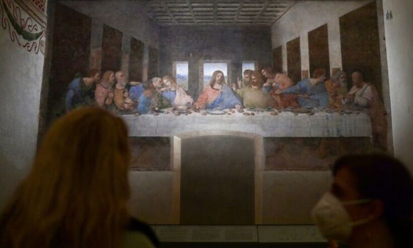 'A Última Ceia' de Leonardo da Vinci sai do confinamento imposto pela COVID - AFP