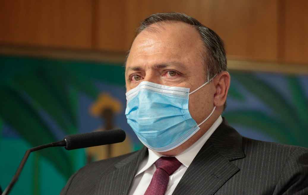 COVID-19: Cepa do Amazonas é três vezes mais contagiosa, diz Pazuello - Carolina Antunes/PR