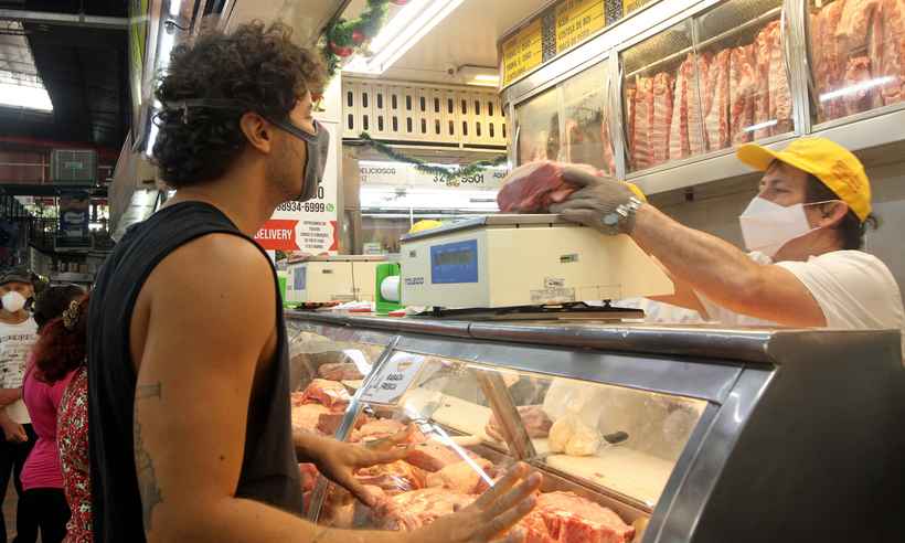 Preços de carnes bovinas disparam nos açougues da Grande BH - Jair Amaral/EM/D.A Press