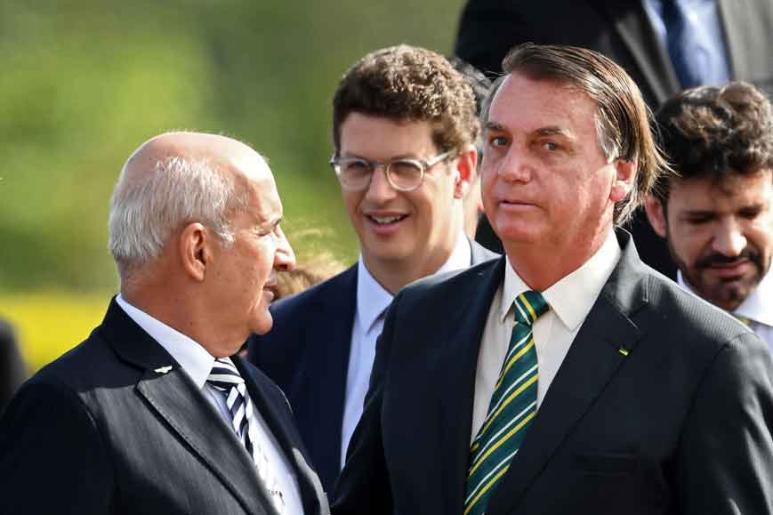 Ala militar já articula campanha de reeleição do presidente Bolsonaro - EVARISTO SÁ/AFP - 27/10/20