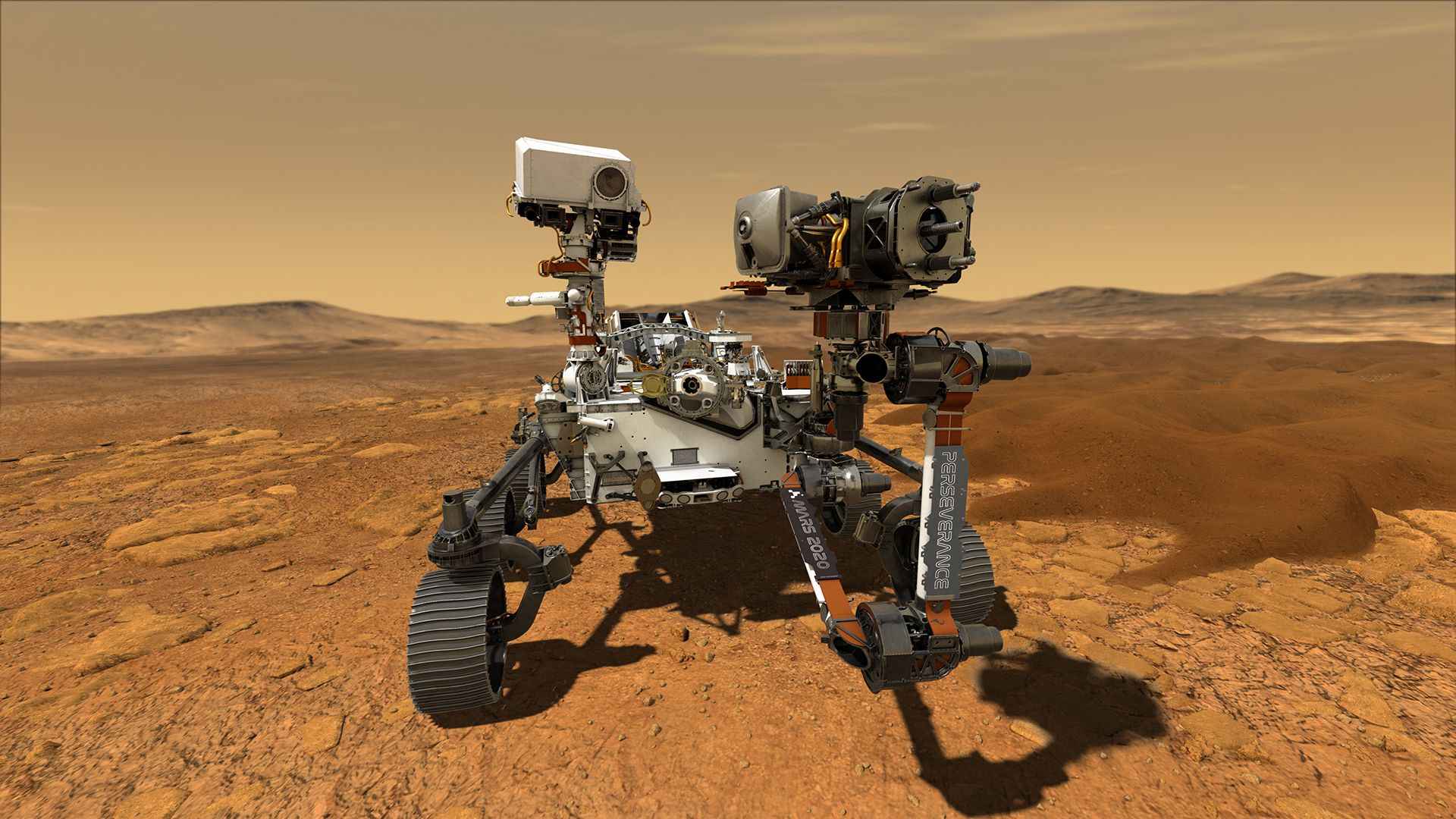 Perseverance: rover da Nasa pousa em Marte, em busca de sinais de vida - AFP PHOTO / NASA