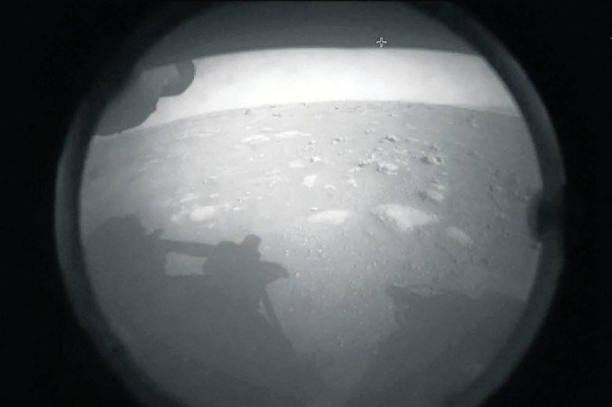 Veja detalhes do pouso histórico do rover Perseverance em Marte - Handout/AFP