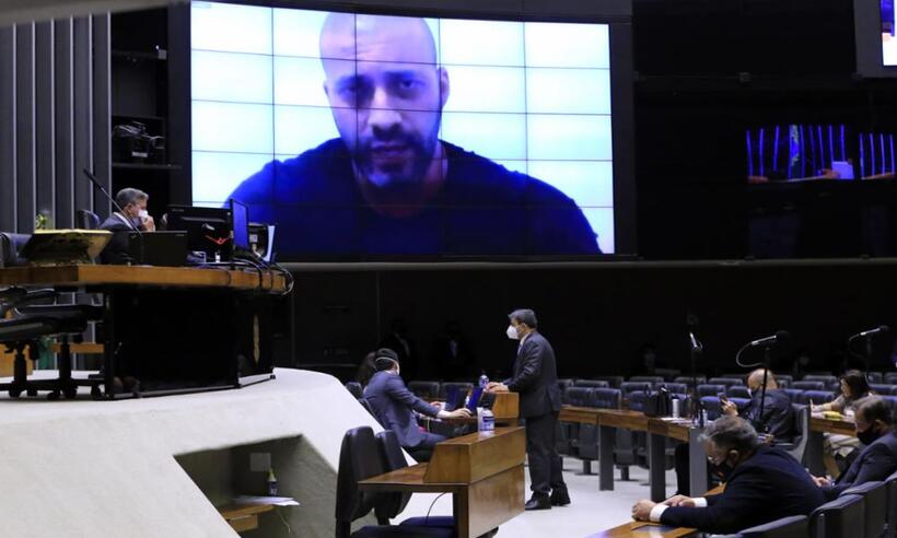 Por 364 a 130, deputados federais decidem manter prisão de Daniel Silveira - Michel Jesus/Câmara dos Deputados