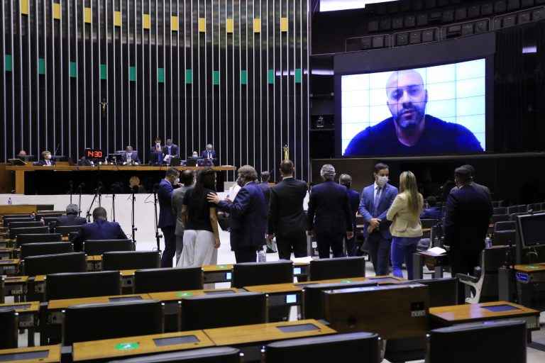 Veja como votaram os deputados de Minas sobre a prisão de Daniel Silveira - Michel Jesus/Câmara dos Deputados