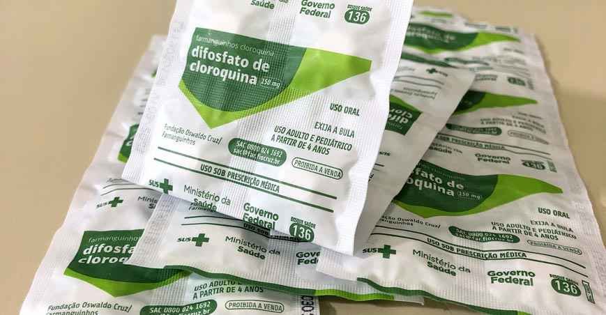Exército e Ministério da Saúde gastaram milhões para distribuir cloroquina  - Divulgação