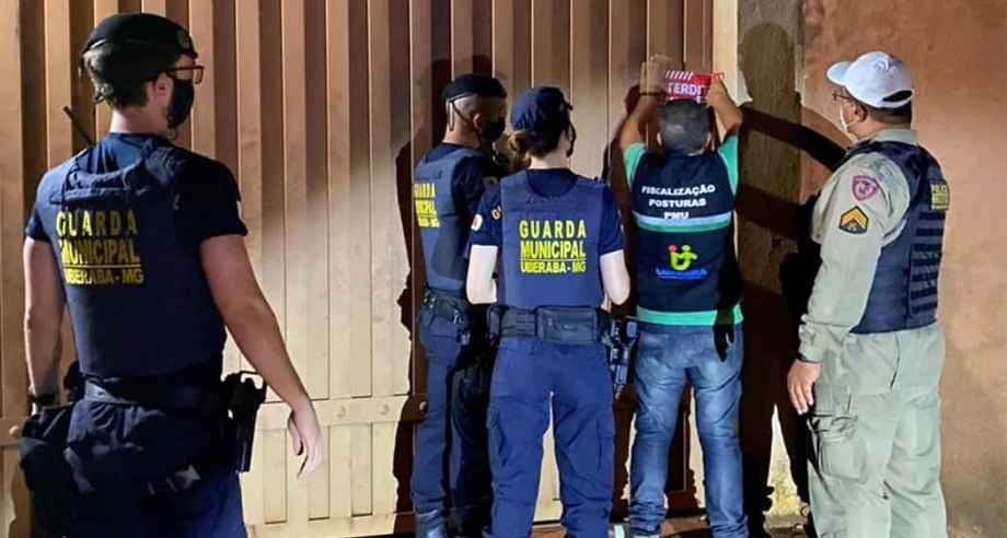 Estudantes de medicina fazem festa em Uberaba, e chácara é interditada  - GMU/Divulgação