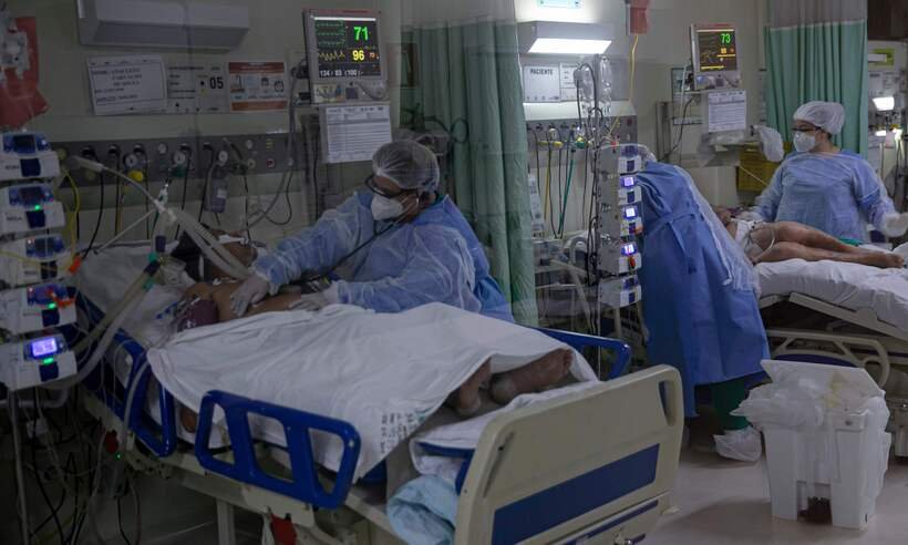 Fiocruz: 18 estados e DF estão em zona crítica de ocupação de UTIs - Tarso Sarraf/AFP