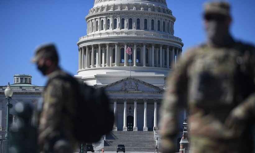 Polícia alerta que milícia planeja invadir o Capitólio nesta quinta-feira - Eric Baradat/AFP