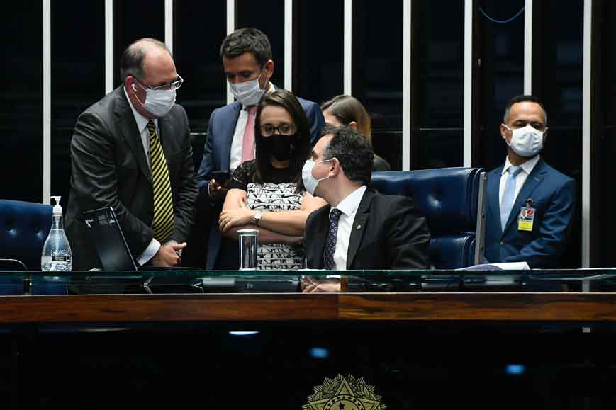 PEC do auxílio emergencial aprovada em 1º turno no Senado - MARCOS OLIVEIRA/AGÊNCIA SENADO