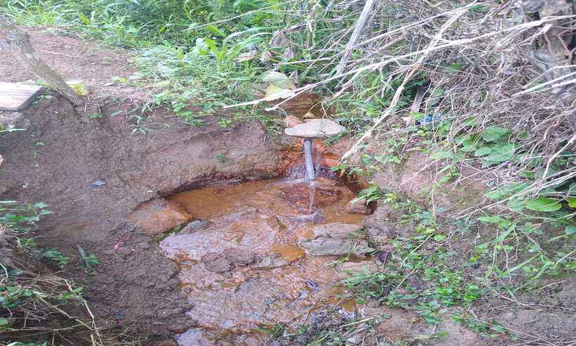 Moradores da zona rural de Nova União estão sem água há 11 dias - Luciana de Lurdes/Arquivo Pessoal