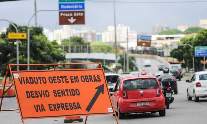 PBH inicia obras de manutenção do Viaduto Oeste do Complexo da Lagoinha - Leandro Couri/EM/ D.A Press