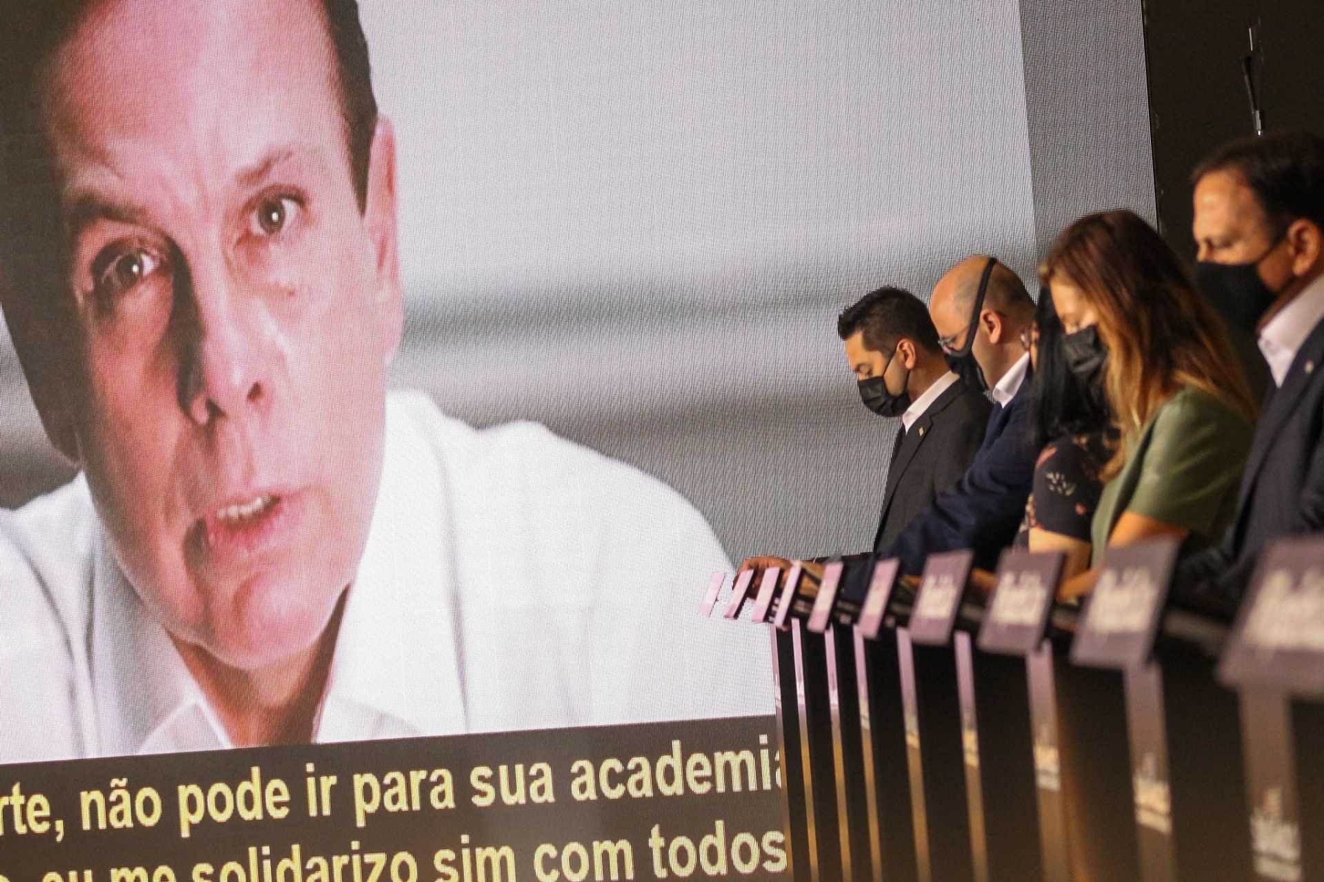 Doria critica governador do RJ que negou-se a assinar 'pacto pela vida e saúde' - GovSP