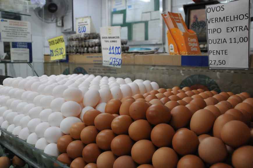 Ovos de galinha inauguram aumentos de preços na quaresma da Grande BH - Juarez Rodrigues/EM/D.A Press  10/12/20