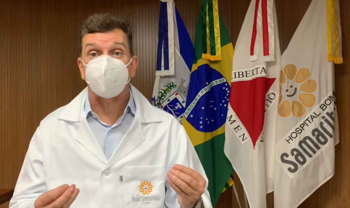 COVID-19: Valadares e Ipatinga estão com fila de espera por leitos de UTI - Reprodução vídeo HBS